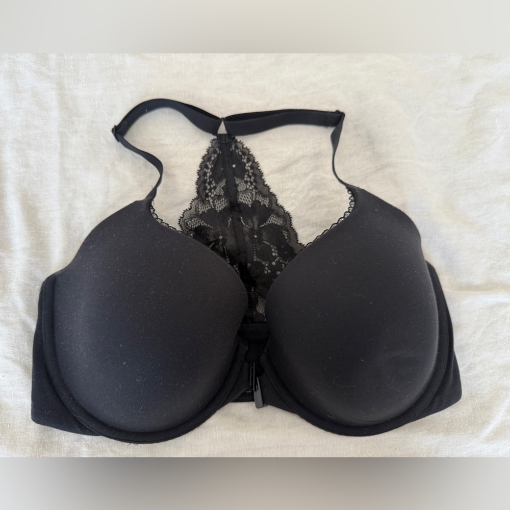 Victoria's Secret Black Lace Detail Bra